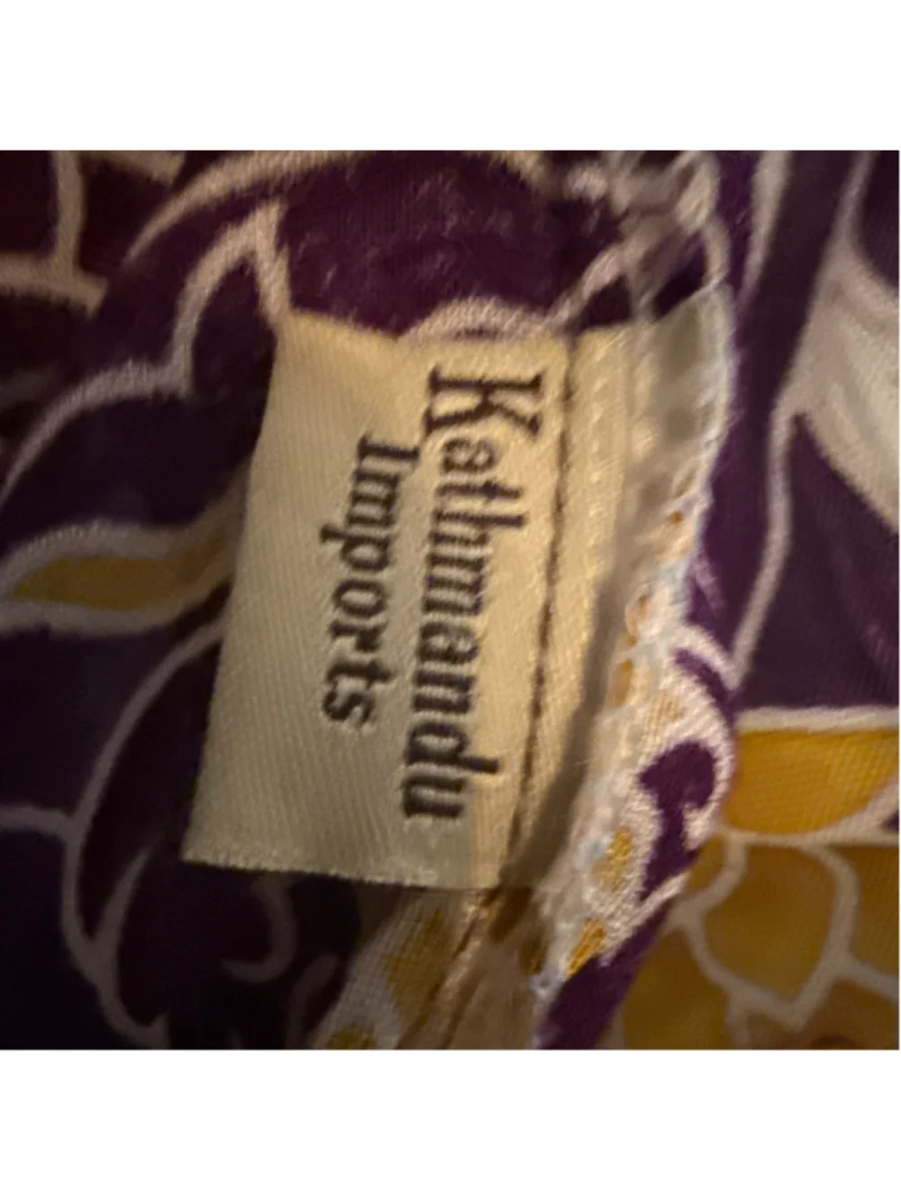 Women's Kathmandu Jumper Purple Yellow Floral - Picture 5 of 7